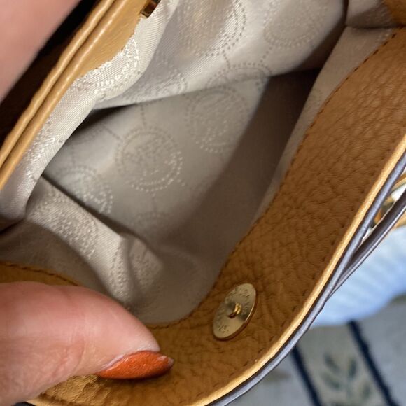 NWOT MICHAEL KORS Jet Set Chain Medium Acorn Leather Shoulder Bag - Picture 10 of 16